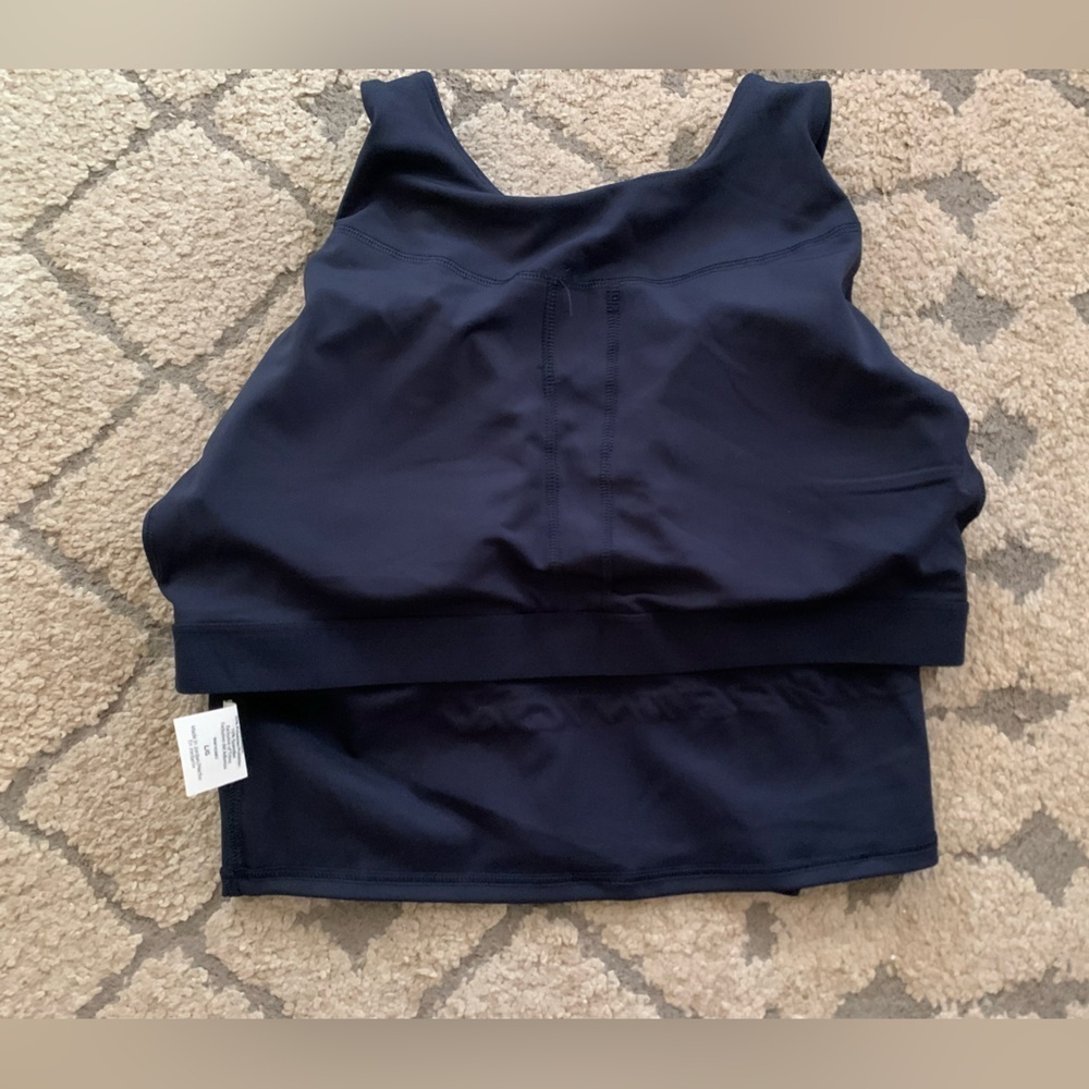 NWT Women's Nautica Competition Crop Top w / Built In Bra - Picture 7 of 10